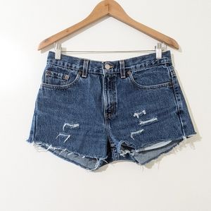 Vintage Levi's High Rise Cut Off Shorts